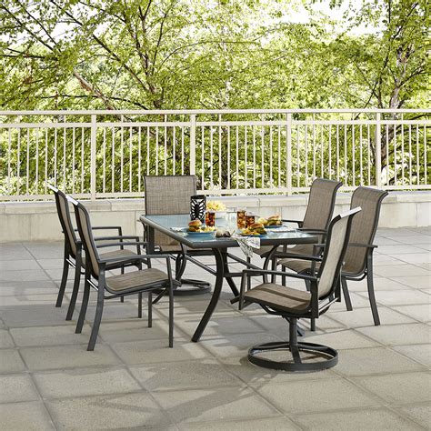 Patio chair styles from adirondack chairs and porch swings to outdoor benches, you have options combine these backyard seats with other outdoor furniture like gliders and outdoor rocking chairs or. Hoffman 6 Dining Patio Chairs-Kmart
