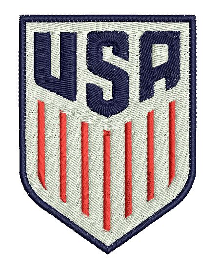 USA Soccer Federation Embroidered Patch in 2020 | Embroidered patches, Custom embroidered ...