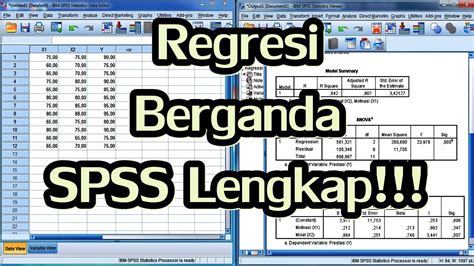 Cara Membaca F Tabel Pada Uji Regresi Linear Berganda Dengan Spss Versi