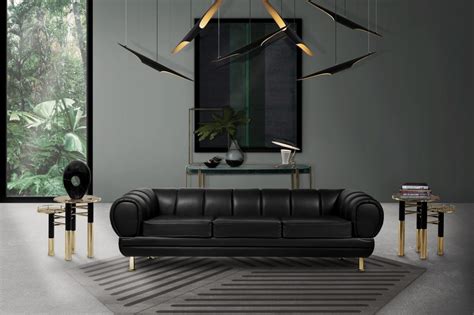 5 Amazing Black Leather Sofas For Your Luxury Living Room New York