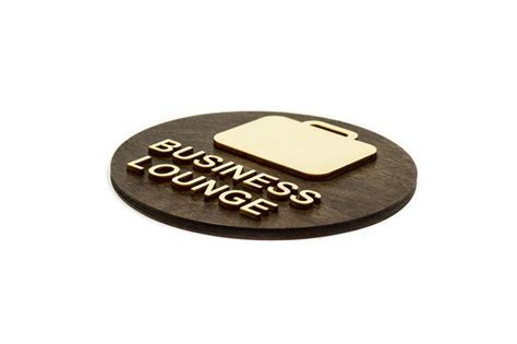Business Lounge Door Sign Executive Lounge Workplace Etsy