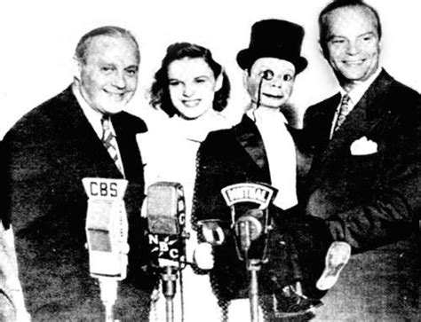 Judy With Jack Benny Charlie Mccarthy And Edgar Bergen Judy Garland