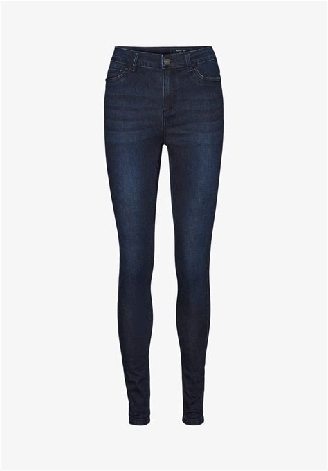 Noisy May Nmcallie Jeans Skinny Dark Blue Denimdenim Bleu Foncé Zalandofr