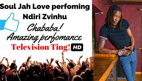watch soul jah love performing ndiri zvinhu live nehanda tv