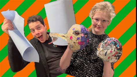 creatief knutselen met papier mache carnavalsmaskersmaken 🧡💚 youtube