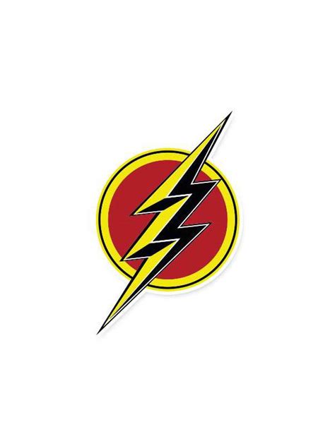 The Flash Logo Official Dc Comics Stickers Redwolf
