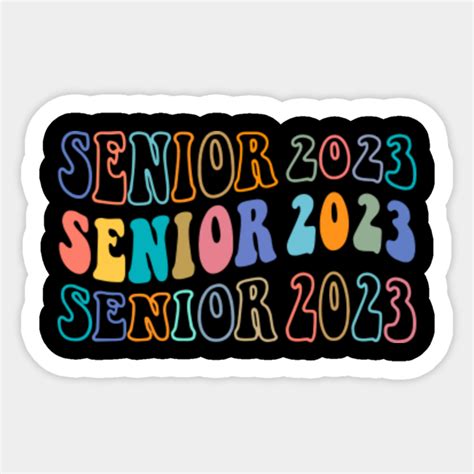 Senior 2023 Retro Class Of 2023 Seniors Graduation 23 Ts Senior