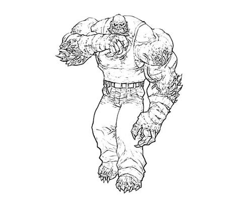 Strong Killer Croc In Bane Batman Coloring Pages Best Place To Color