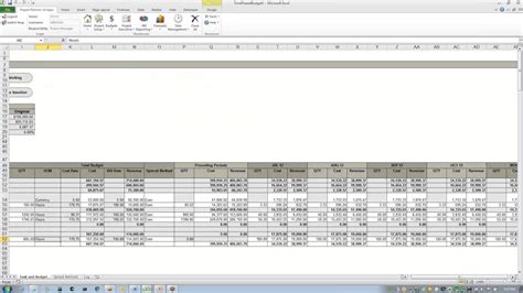 An easy way to budget is to create a budget template in excel. Time Phased Budget Template - Bridal Shower Budget ...
