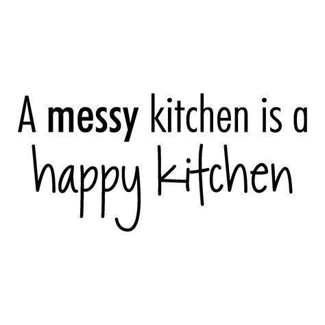 Happy Kitchen Wall Quotes Decal