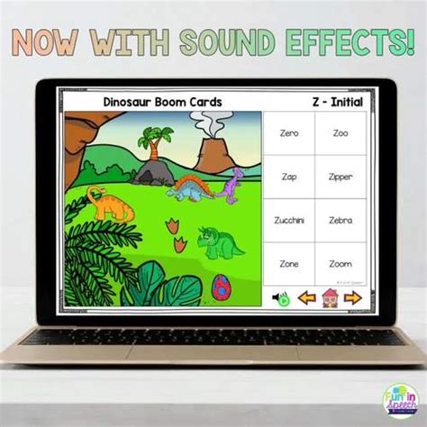 No Print Speech Therapy Boom Cards For Articulation And Language Dinosaurs