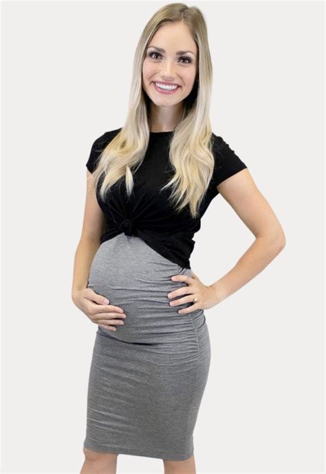 The Perfect Ruched Maternity Skirt Sexy Mama Maternity