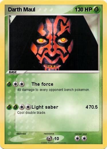Pokémon Darth Maul 21 21 - The force - My Pokemon Card