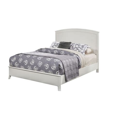 Alpine Furniture Baker Standard King Panel Bed White 977 W 07ek