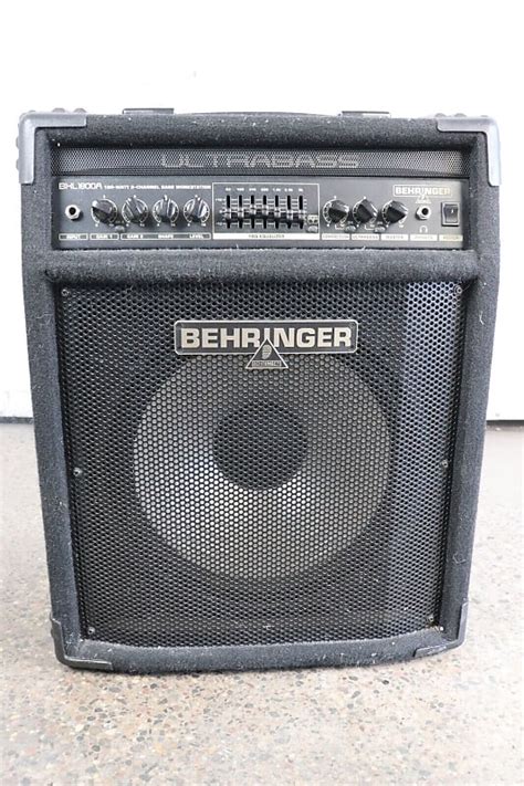 Behringer Bxl1800a Ultrabass Bass Guitar Amp Reverb