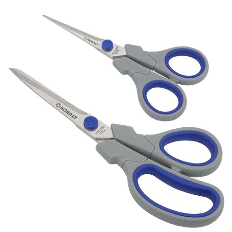 Kobalt 2 Pack Stainless Steel Scissors At