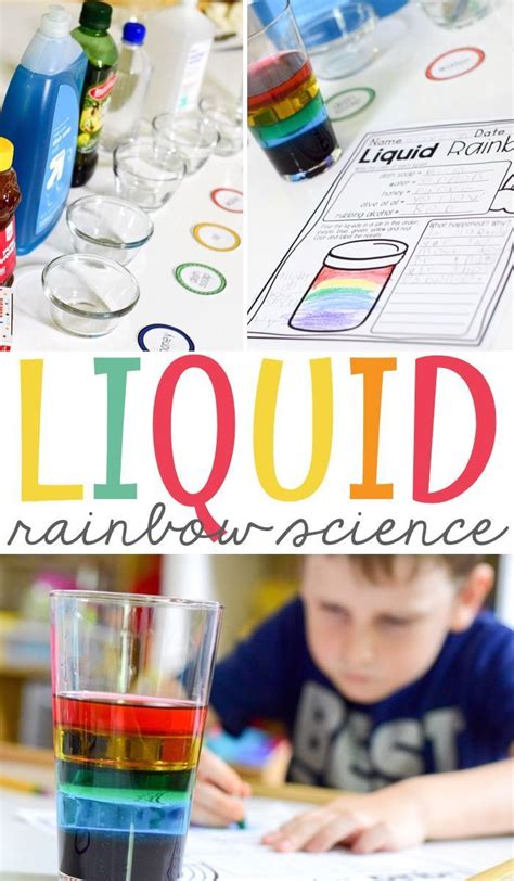 Liquid Rainbow Science Experiment Mrs Jones Creation Station