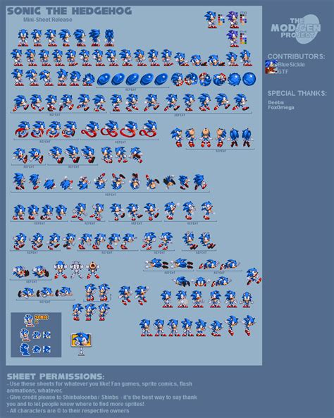 Ultimate Sonic The Hedgehog Sprite Sheet By Mrsupersonic On The Best Porn Website