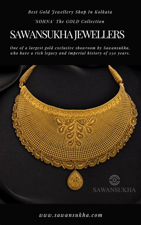 best gold jewellery shop in kolkata sawansukhajewellers goldjewellery gold fashion necklace