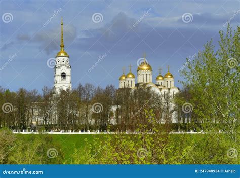 Assumption Cathedral With A Bell Tower Stock Photo Image Of Cathedral