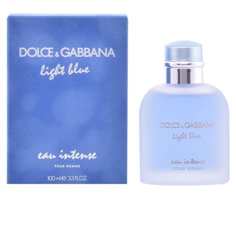 Dolce And Gabbana Light Blue Eau Intense Edp 34 Oz For Men Labelleperfumes