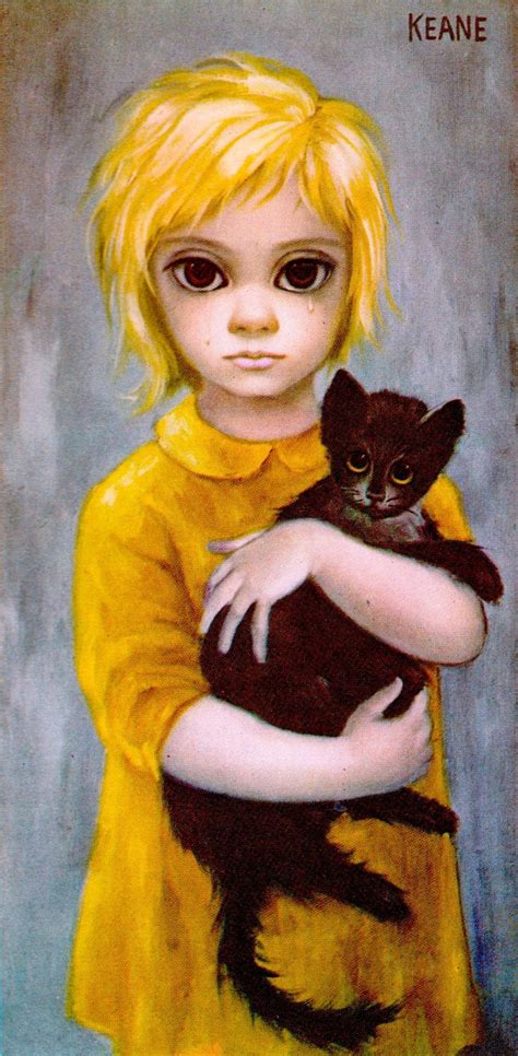 The Stray By Margaret Keane 12x24 From The Rare Catalog Book Keane