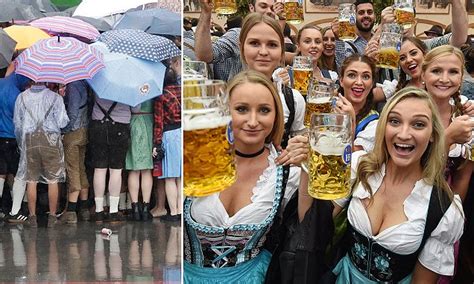 Soggy Start To Oktoberfest As Six Million Revellers Are Expected To Make Their Way To Germany S