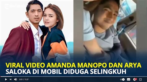 viral video amanda manopo dan arya saloka bermesraan di mobil diduga selingkuh youtube