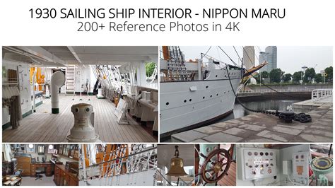 Ruedy Stacher 1930 Sailing Ship Interior Nippon Maru