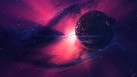 Space In Pink Wallpapers Hd Wallpapers Id 28018