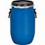 8 Gallon Blue Plastic Drum UN Rated
