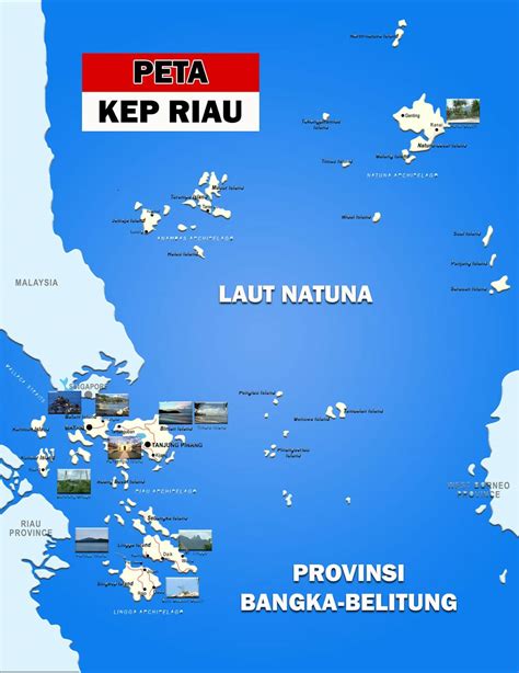 Peta Kepulauan Riau Lengkap 5 Kabupaten 2 Kota Pinhome