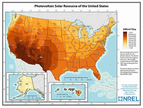 Nrel Solar Resource Map
