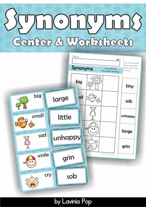 Free Printable Worksheets Synonyms Antonyms And Homonyms - Learning How ...