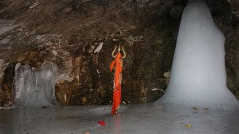 Amarnath Shivling Has Melted To Its Lowest Ever Height Youtube
