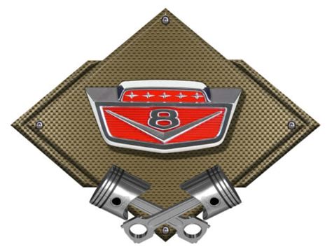 1965 Ford F 100 F100 Truck Emblem Badge Heavy Duty Flat Metal 25 X 9