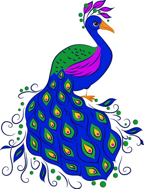 peacock clip art