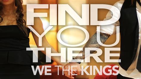 We The Kings Find You There Official Lyric Video Youtube
