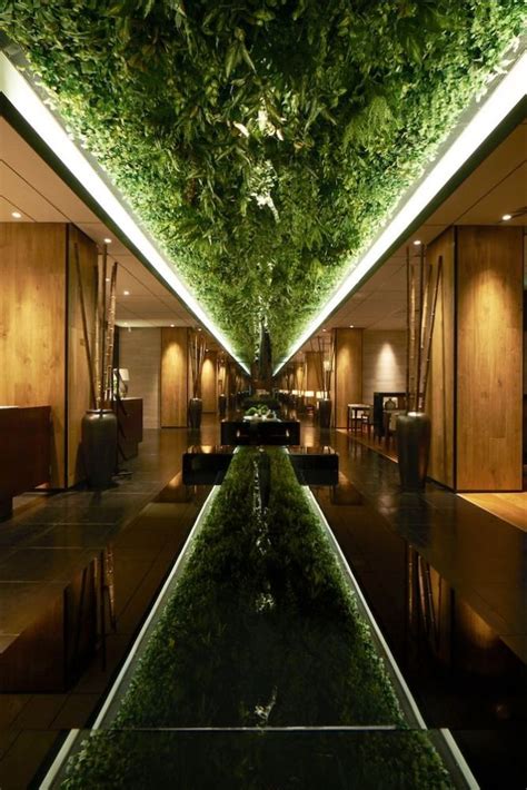 Image Result For Ceiling Plants Lobby Design Hotel Interior Design