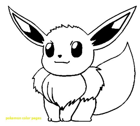 Pokemon Coloring Pages Cute At Free Printable