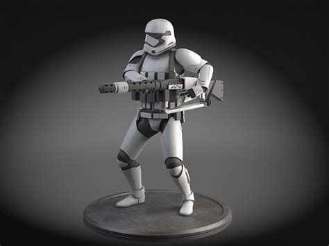3d Model Star Wars First Order Stormtrooper Heavy
