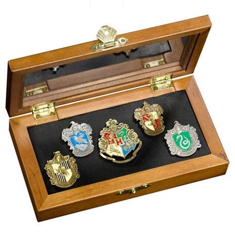 Set 5 Insigne Harry Potter Hogwarts House Pins The Noble Collection