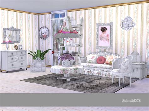 Sims 4 Ccs The Best Shabby Chic Living By Shinokcr