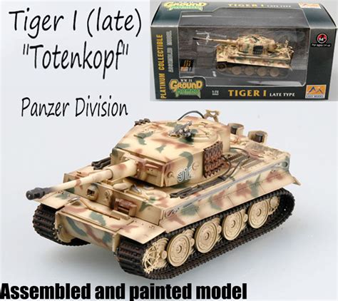 Wwii German Tiger I 3rd Ss Panzer Div Totenkopf 172 No Diecast Easy