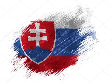 Author of flags and arms across the world and others. The Slovakia flag — Stock Photo © Olesha #23422888