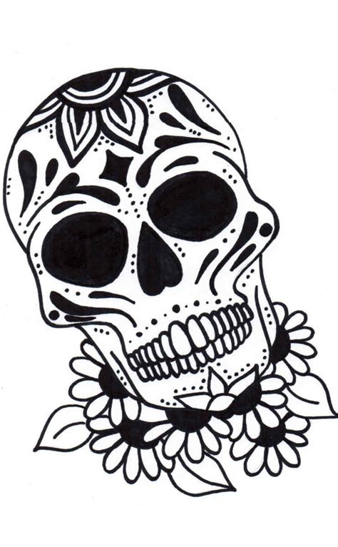 Imagenes de calaveras para dibujar del. Dibujos de calaveras fáciles y para colorear ...