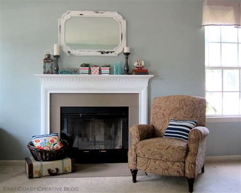 Simple Fireplace Upgrade Annie Sloan Chalk Paint East Coast Creative Tile Around Fireplace