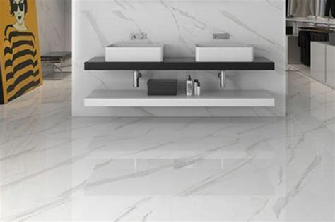 Floor Design In White Marble Floor Roma