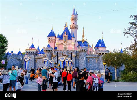 Sleeping Beauty Castle At Disneyland In Anaheim Orange County