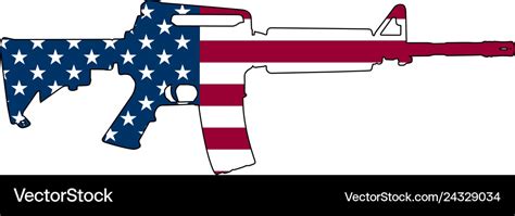 Drawing Drafting Craft Supplies Tools Gun Flag USA United States